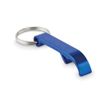Blauwe Flesopener sleutelhanger | Aluminium