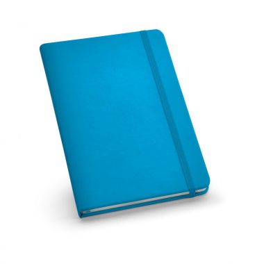 Lichtblauwe A5 notitieboekje | Imitatieleer