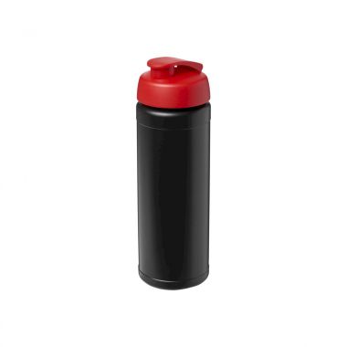 Zwart /  rood Gekleurde drinkfles | 750 ml