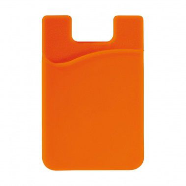 Oranje Telefoon kaarthouder | Siliconen