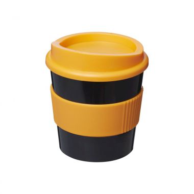 Zwart /  oranje Coffee to go beker | 250 ml