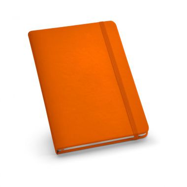 Oranje A5 notitieboekje | Imitatieleer