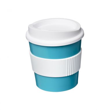 Lichtblauw /  wit Coffee to go beker | 250 ml