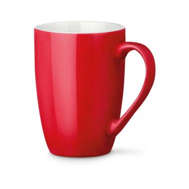 Rode Gekleurde koffiemok | Groot | 370 ml