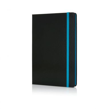 Blauw /  zwart Gekleurd notitieboekje | A5