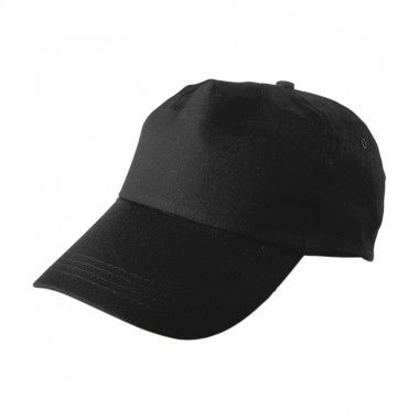 Zwarte Katoenen cap | Verstelbaar