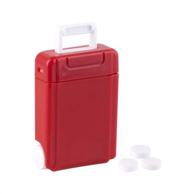 Rode Pepermunt dispenser | Trolley | 5 gram