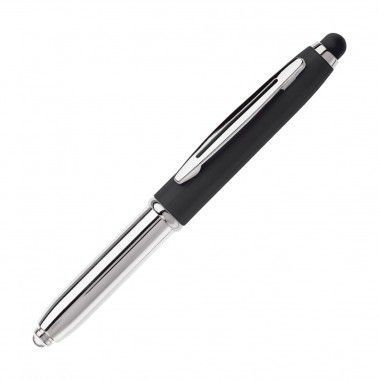 Zwarte Stylus pen | Met lampje