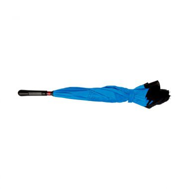 Lichtblauwe Reversible paraplu | 58 cm