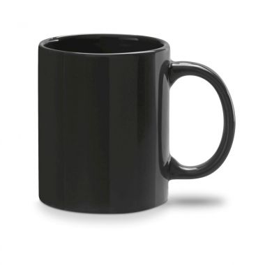 Zwarte Koffiemok gekleurd | 350 ml