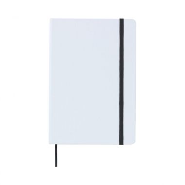 Zwarte notitieboek | A5 | Gekleurd elastiek