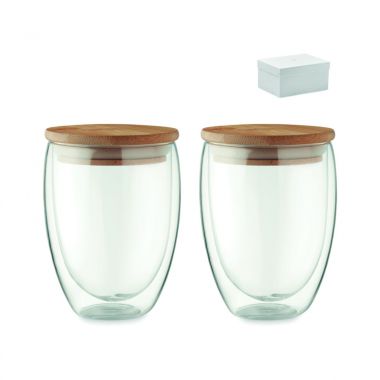 Transparante Dubbelwandige glazen | Set | 350ml