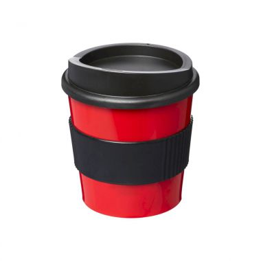 Rood /  zwart Coffee to go beker | 250 ml