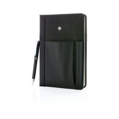 Zwarte Luxe notitieboek A5 | Navulbaar