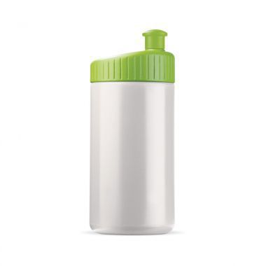 Wit / licht groen Drinkbidon gekleurd | 500 ml