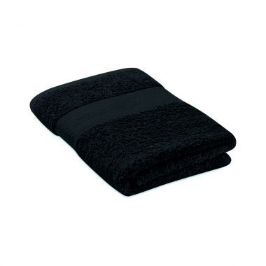 Zwarte Handdoek 100 x 50 cm | Organisch katoen
