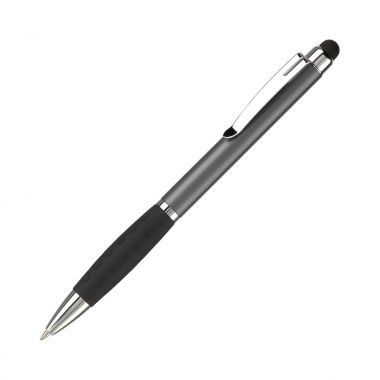 Donkergrijze Tablet pen met logo