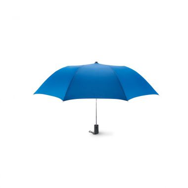 Koningsblauw Opvouwbare paraplu | Metalen steel | 53 cm