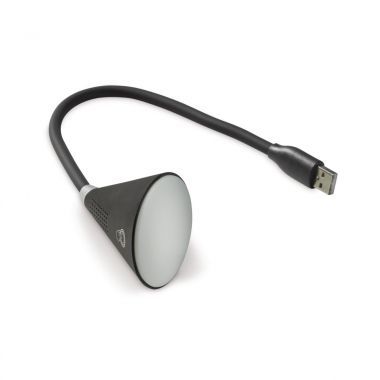 Zwarte USB Speaker | Lamp | 2W
