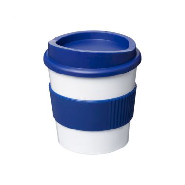 Wit /  blauw Coffee to go beker | 250 ml