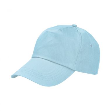 Lichtblauwe Goedkope cap | Katoen