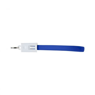 Blauwe Sleutelhanger | PVC laadkabel