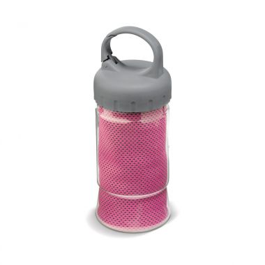 Roze Fitness handdoek | Herbruikbare fles