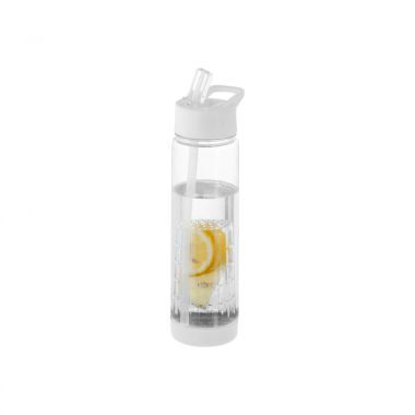 Transparant /  wit Drinkfles met fruitfilter | 740 ml