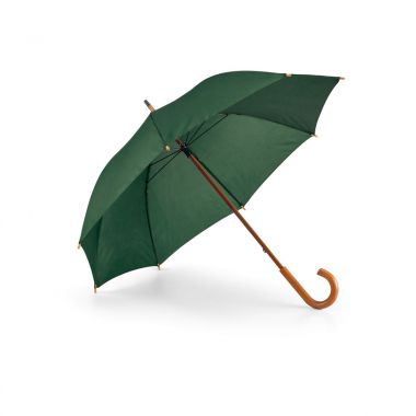 Groene Paraplu bedrukken | Houten steel | 104 cm