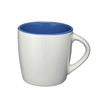 Wit /  koningsblauw Trendy koffiemok | 350 ml