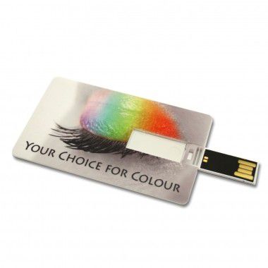 Witte USB creditcard | 2GB