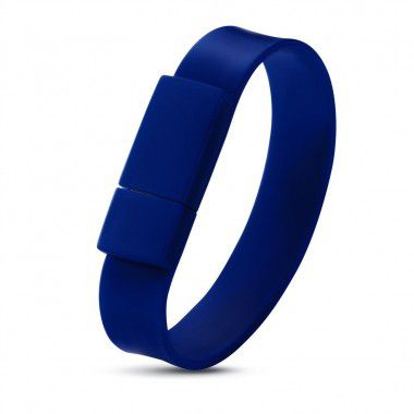 Blauwe USB armband 2GB