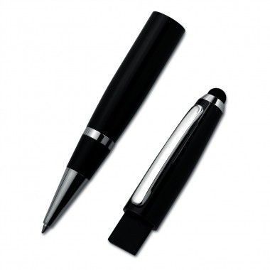Zwarte USB pen | Touch | 8GB