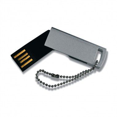 Zilvere USB mini 1GB
