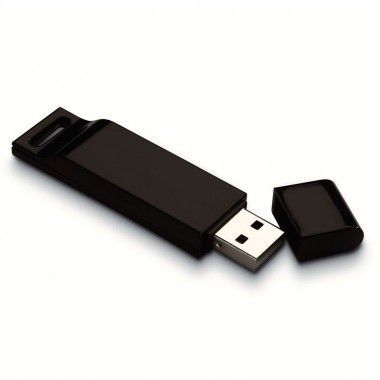 Zwarte Goedkope USB stick 1GB