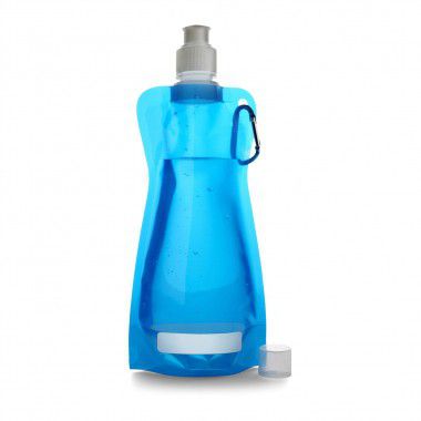 Lichtblauwe Waterflesje opvouwbaar | 420 ml