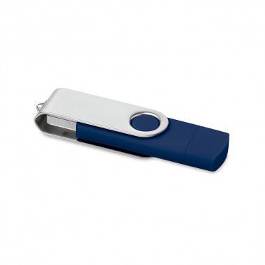 Blauwe USB stick | Micro USB 1GB