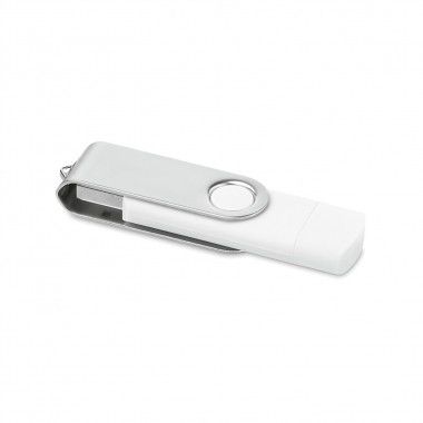 Witte USB stick | Micro USB 4GB