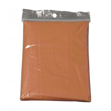 Oranje Poncho | Transparant | PVC
