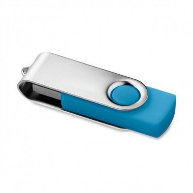 Lichtblauwe USB stick twister 3.0 8GB