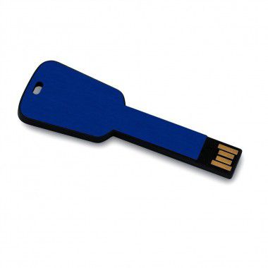 Blauwe Sleutel USB bedrukken 1GB