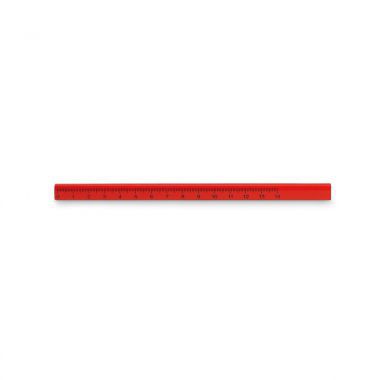 Rode Timmermanspotlood | Met liniaal