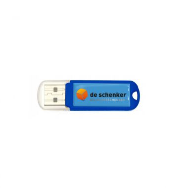 Donkerblauwe Goedkope USB stick 4GB