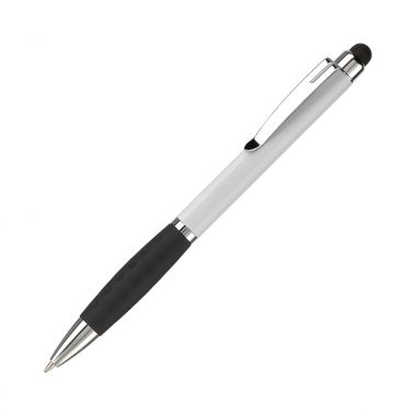 Zilvere Tablet pen met logo
