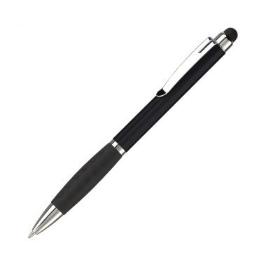 Zwarte Tablet pen met logo