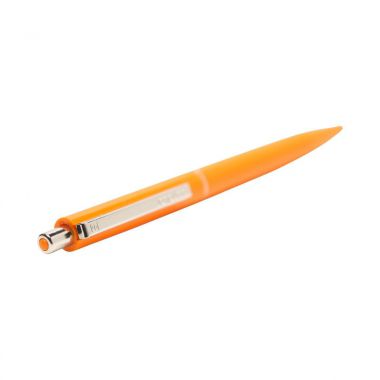 Oranje Senator pen | Metalen details