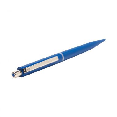 Blauwe Senator pen | Metalen details