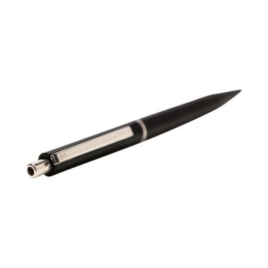 Zwarte Senator pen | Metalen details