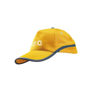 Gele Katoenen cap | Reflecterend