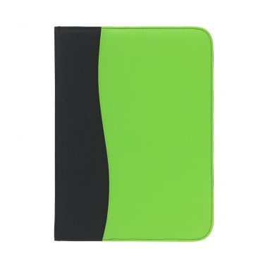 Zwart / groen A4 schrijfmap | Gekleurd